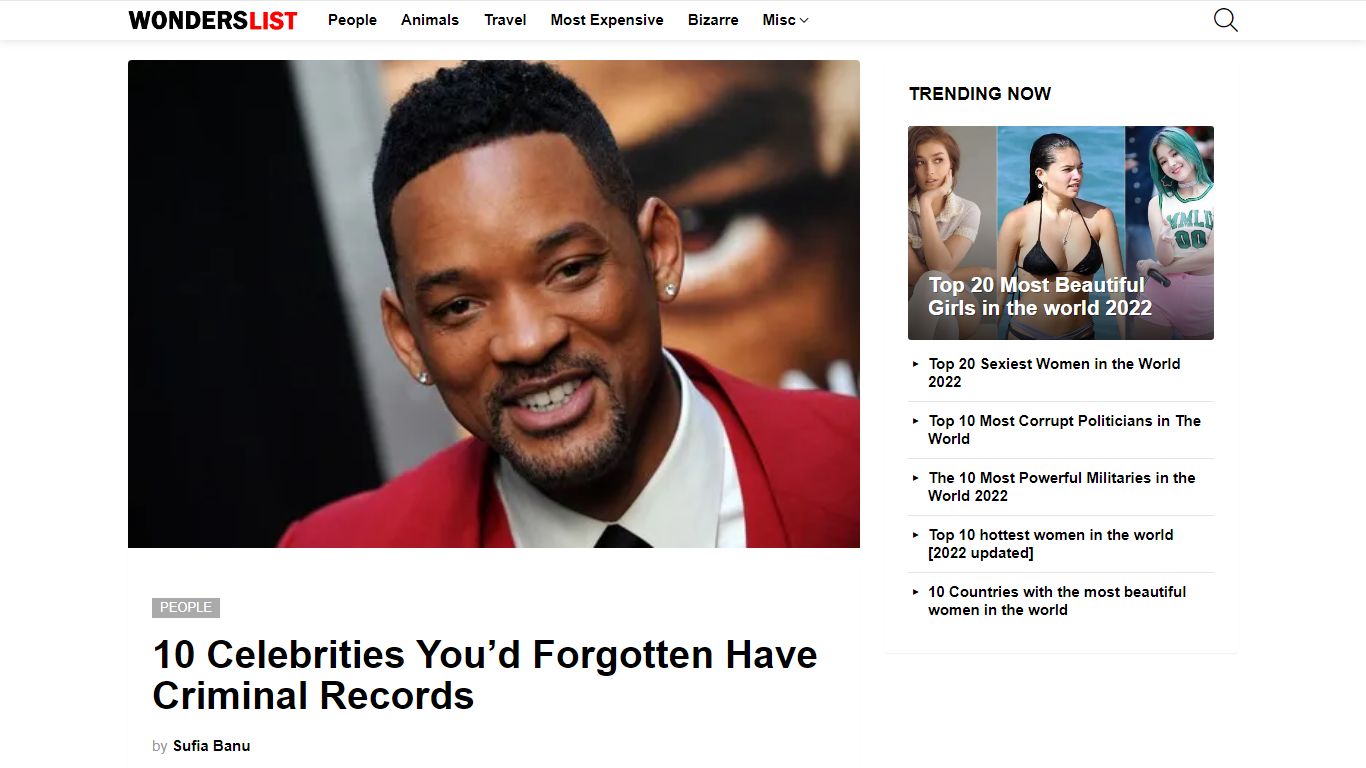 10 Celebrities You'd Forgotten Have Criminal Records